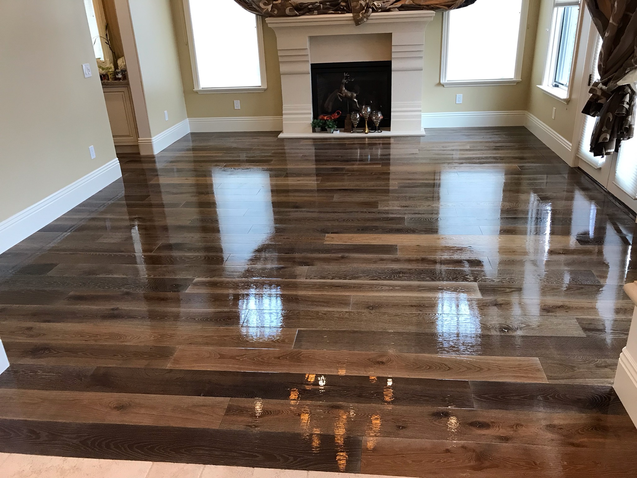 wood flooring installation